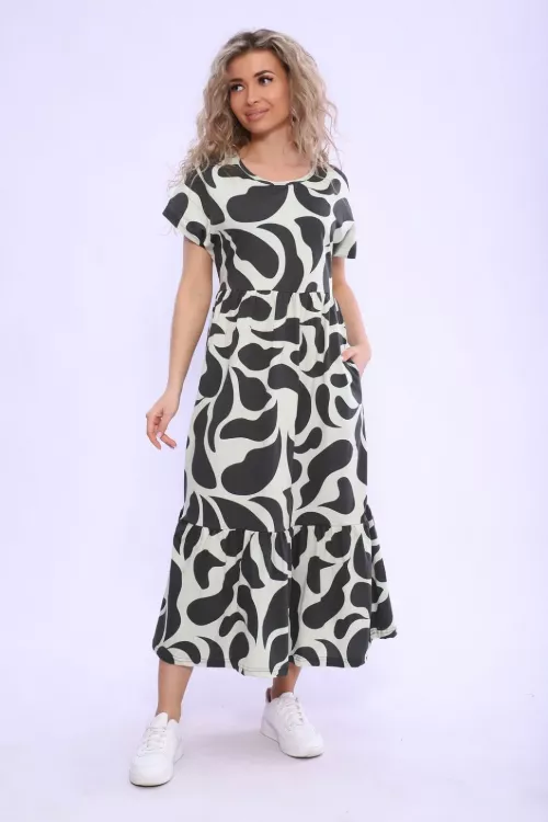 Платье 13190 зеленый последний размер