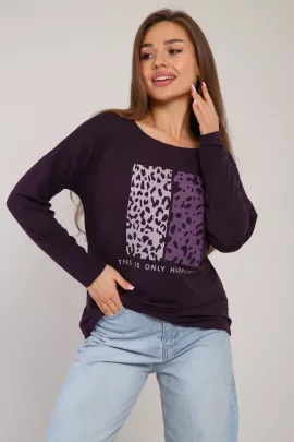 *Джемпер женский Ф-3-041 (черничный)