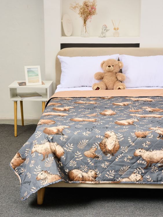 Покрывало детское из поплина - Капибара