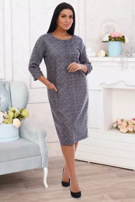 Регина (серое) платье