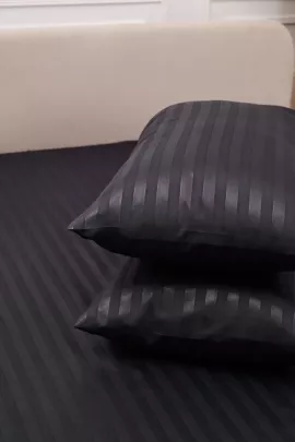 Комплект наволочек Микрофибра Страйп - Графит