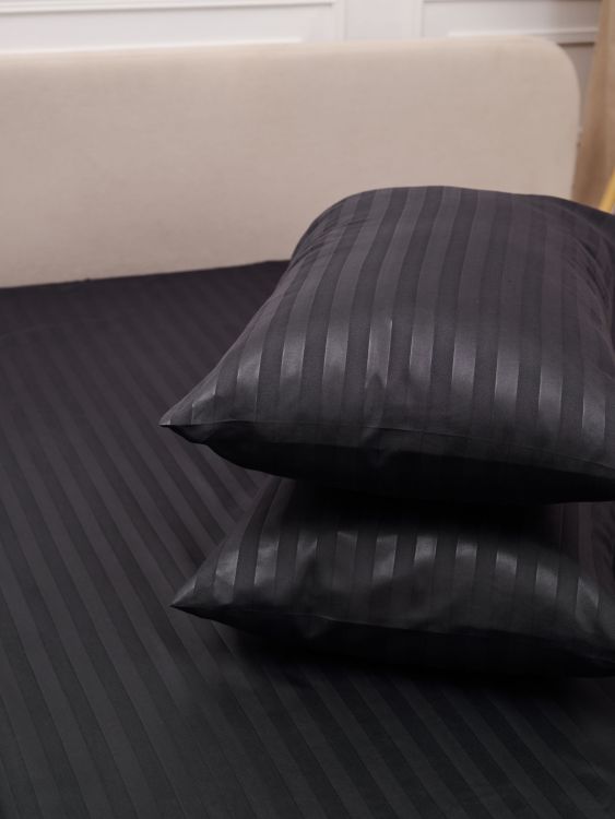 Комплект наволочек Микрофибра Страйп - Графит