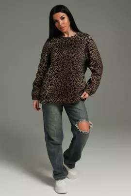 Свитшот Агата леопард последний размер