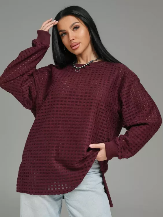 Фрэнсис свитшот женский (бордо)