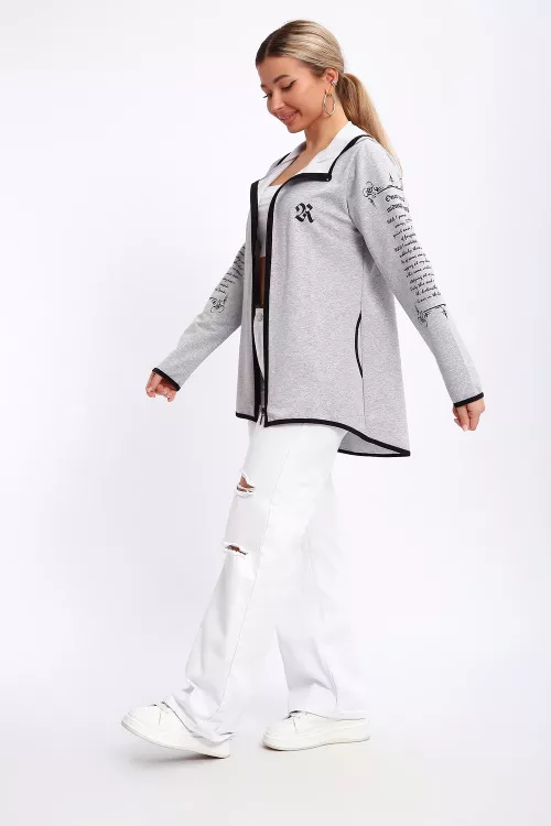 Туника женская 221520 серая последний размер