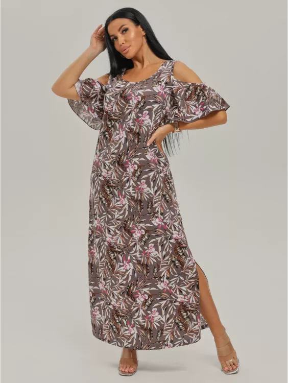 Новелла платье женское (кофе)