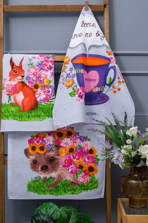 Набор полотенец Цветочное настроение