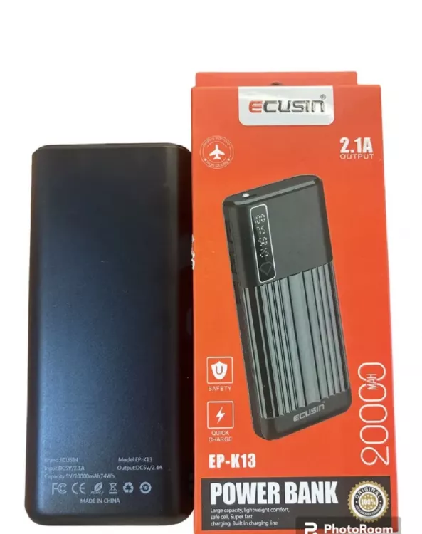 Повербанк 20000 mah с быстрой зарядкой 60742