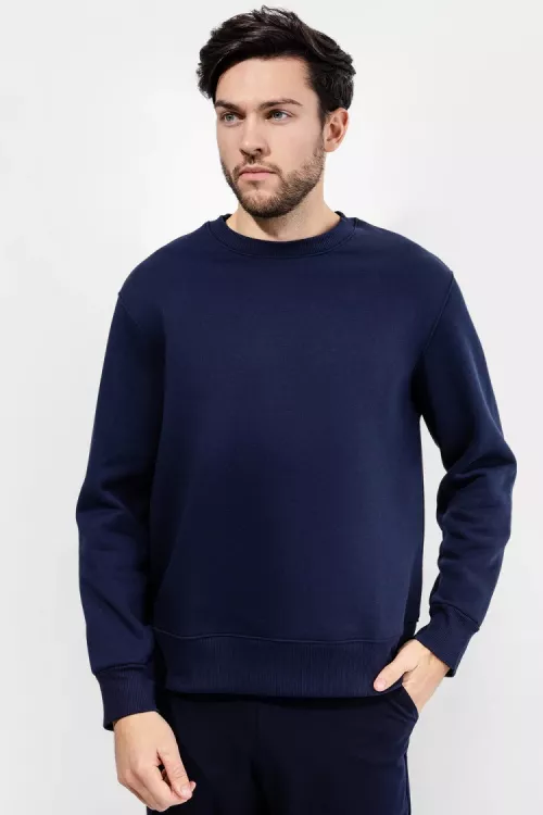 Джемпер мужской 121747 темно-синий последний размер