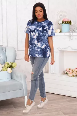 Тай-Дай(индиго) футболка