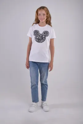 Футболка детская для девочек Kiki арт.6173812