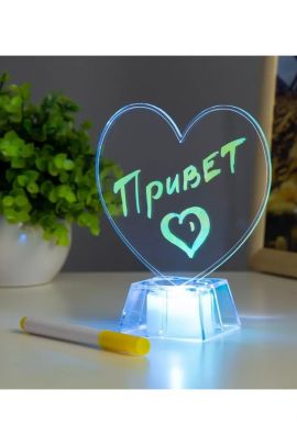 61106 Ночник Сердце