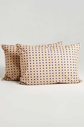 Комплект наволочек поплин - Марокко, цвет голубой