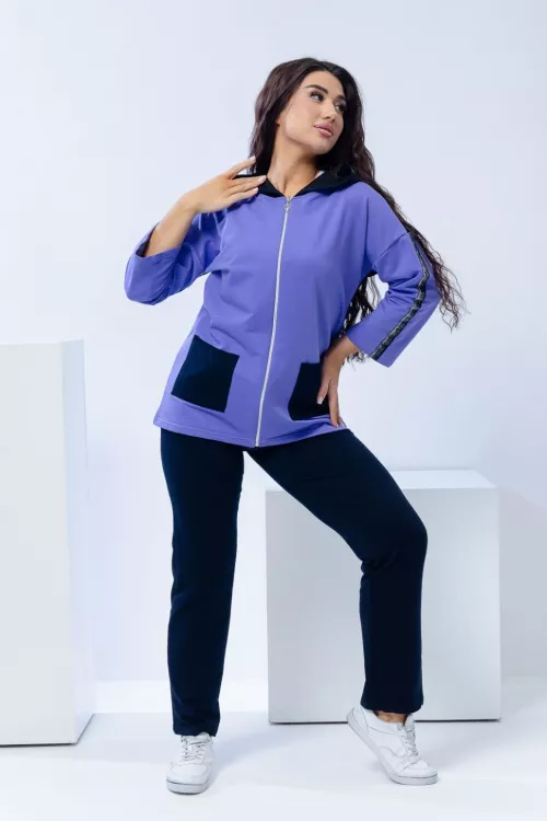 Костюм 1455-1 фиолетовый последний размер