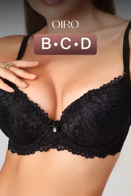 Бюстгальтер 20211 кружевной со стразой OIRO