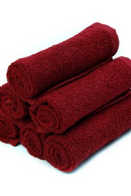 Салфетка махровая - Бордовый