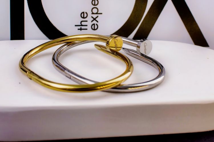 Стальной браслет Картье Гвоздь + Подарок