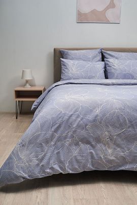 Пододеяльник поплин - Вернисаж, цвет светло-серый