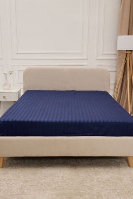 Простыня Микрофибра Страйп - Синий