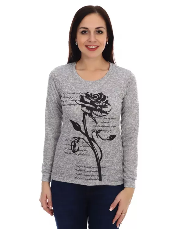 Кофта "Эстель" серый