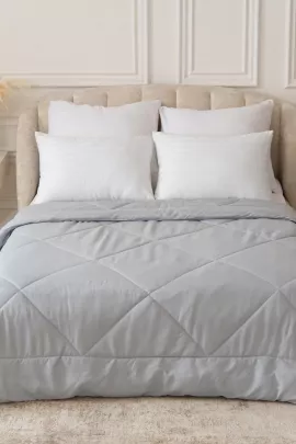 Одеяло "Лебяжий пух" всесезон. м/ф (серый)