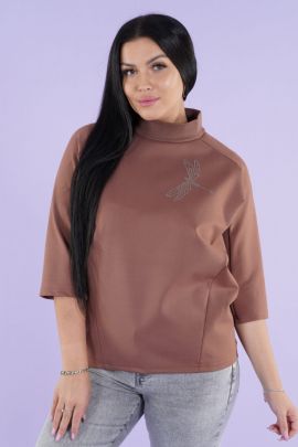 Афродита кофта женская кофе