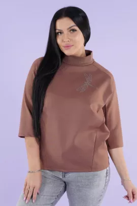 Афродита кофта женская кофе