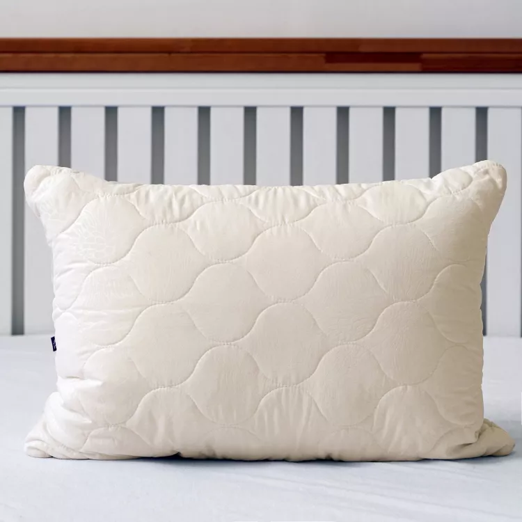 Подушка стеганая файбер м/ф (беж)