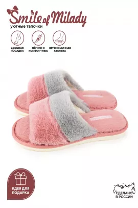 Туфли 148-043-07.18 комнатные открытые розовый последний размер