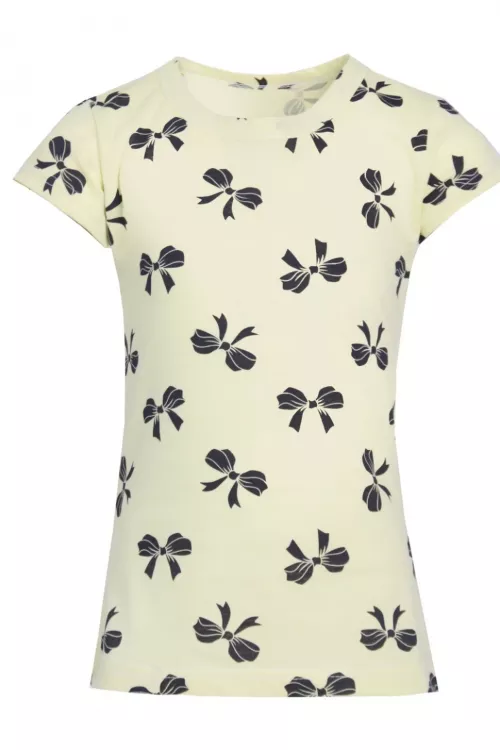 Футболка детская Бантик желтый последний размер