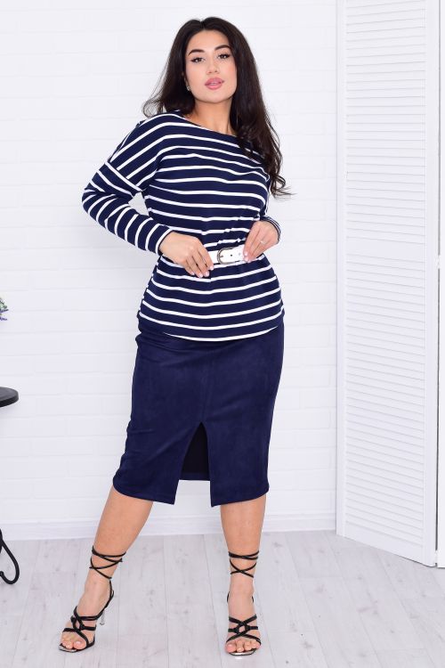 *Юбка женская Ф-9-08г (синий)