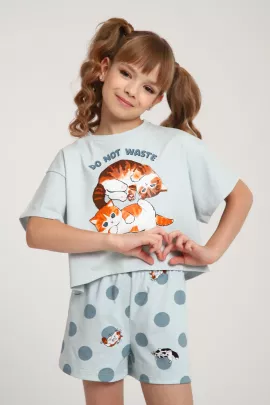 Пижама для девочки Котята ПД-019-077