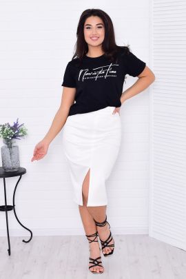 *Юбка женская Ф-9-08б (молоко)