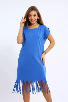 Платье женское 4-104е (васильковый)