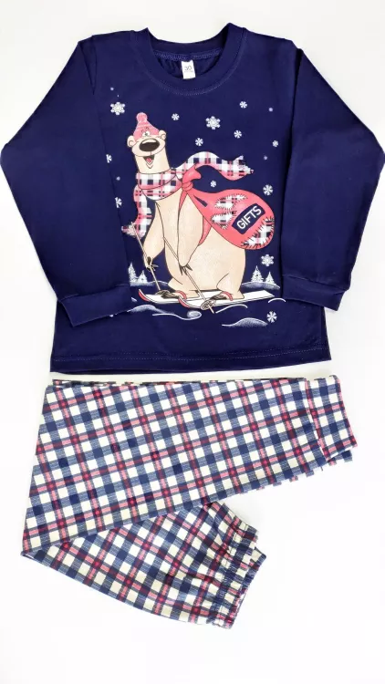 Пижама подростковая 11-064 (темно-синий)