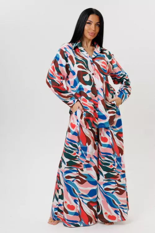 Костюм женский с брюками 661006