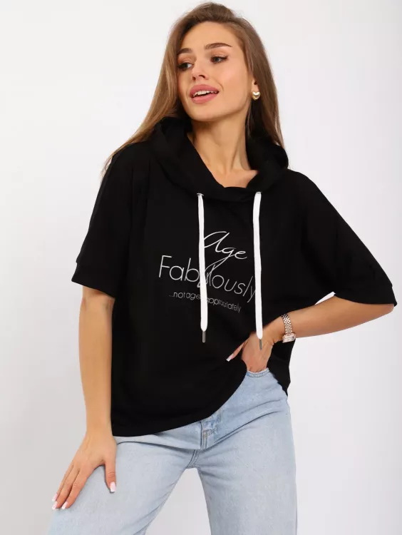 Футболка женская 6-207а (черный)