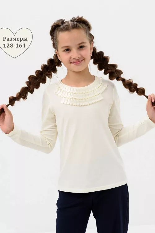 Шарм блузка длинный рукав детская
