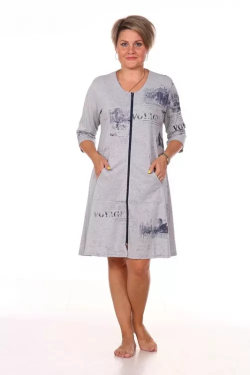 Халат VOYAGE-Серый