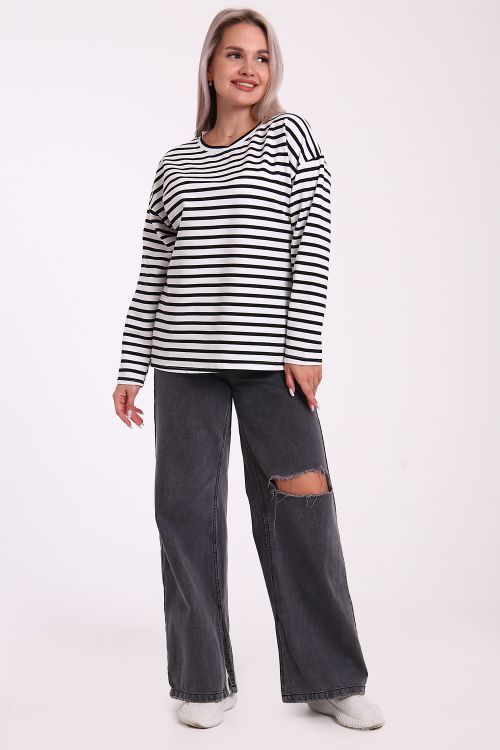 731 Свитшот в полоску