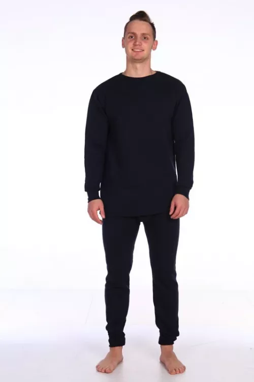 Нательное белье начес антрацит