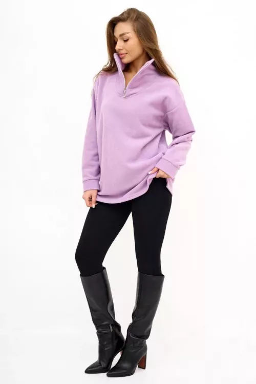 Толстовка Микс П 10531 сиреневый последний размер