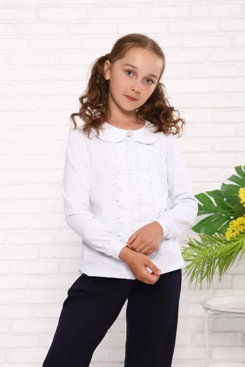 Тамара блузка длинный рукав детская