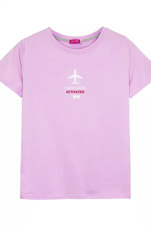 Футболка 53287 сиреневый последний размер