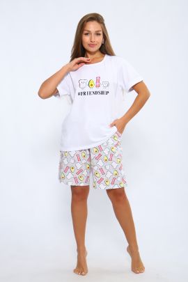 Пижама женская 5-340 (белый), Friendship