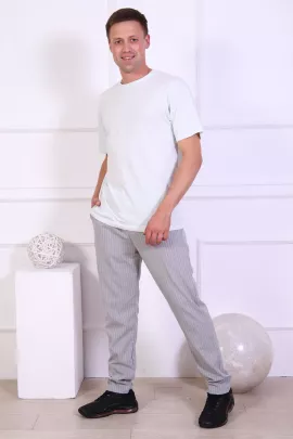 Брюки мужские 22217 серый последний размер