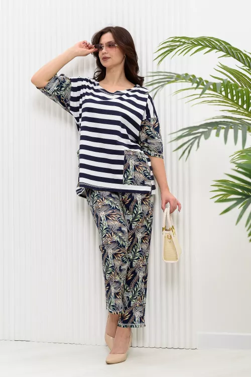 Костюм женский с брюками 329034