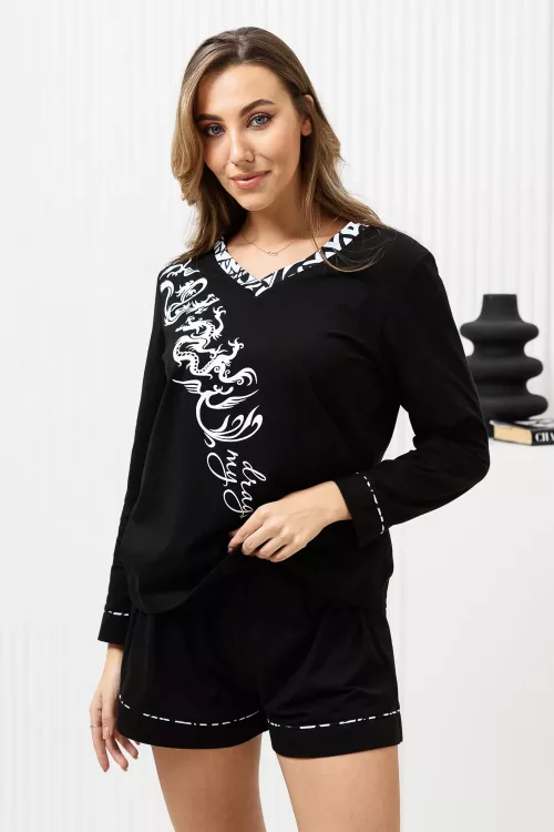 Костюм с шортами женский 519694