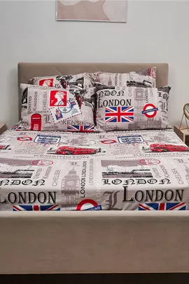 Простыня бязь на резинке - Лондон