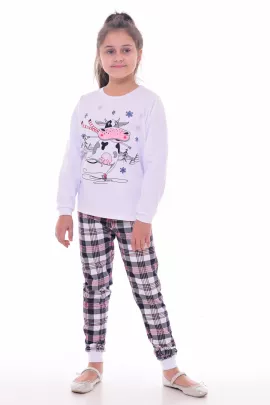 Пижама подростковая 12-088а (белый)